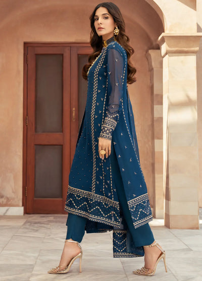 Merakish By Shahzeb Textiles Embroidered Chiffon (Eshal)